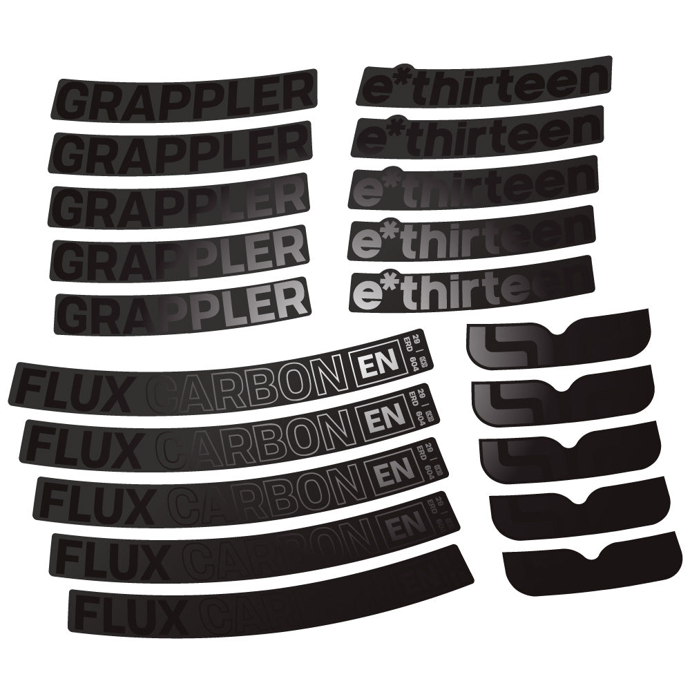 Aufkleber E-Thirteen Grappler Flux, MTB-Rad 29, Fahrradaufkleber Vinyl