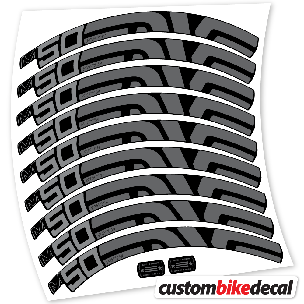 Decal Enve Fifty M50, MTB Wheel 27.5, Bike Sticker vinyl