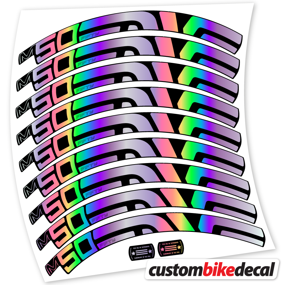 Decal Enve Fifty M50, MTB Wheel 27.5, Bike Sticker vinyl