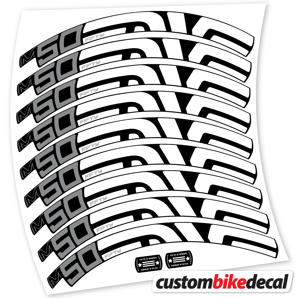 Decal Enve Fifty M50, MTB Wheel 27.5, Bike Sticker vinyl