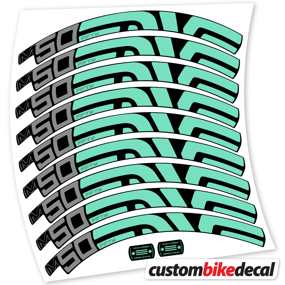 Decal Enve Fifty M50, MTB Wheel 27.5, Bike Sticker vinyl