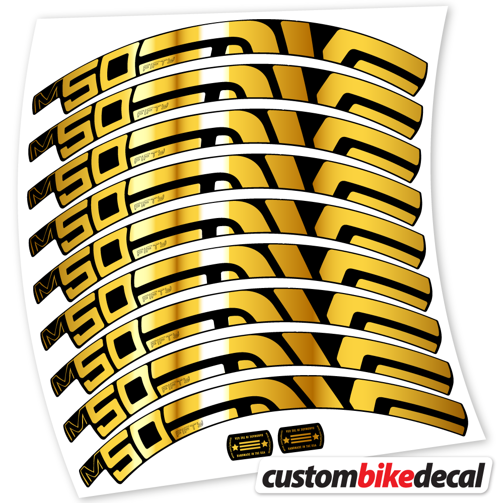 Decal Enve Fifty M50, MTB Wheel 27.5, Bike Sticker vinyl