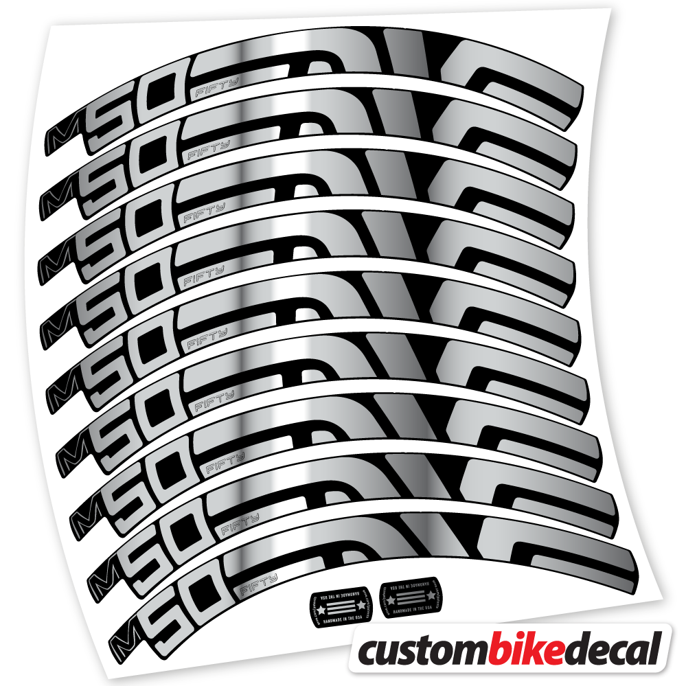 Decal Enve Fifty M50, MTB Wheel 27.5, Bike Sticker vinyl