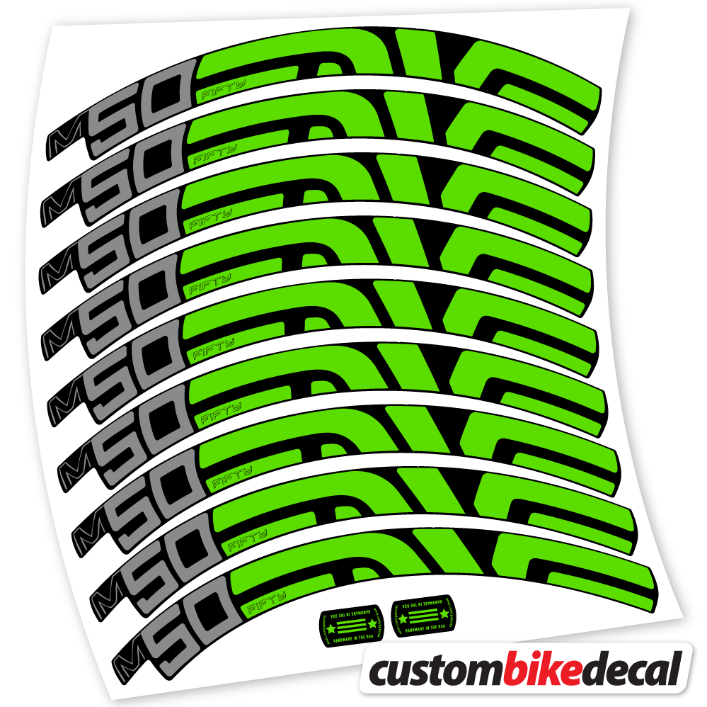 Decal Enve Fifty M50, MTB Wheel 27.5, Bike Sticker vinyl