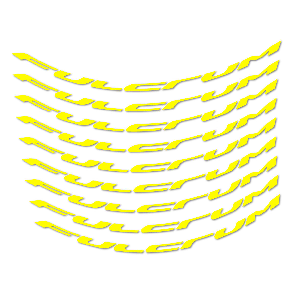 Stickers for Fulcrum Generic, Mountain Wheel 29" vinyl decals - Lemon Yellow