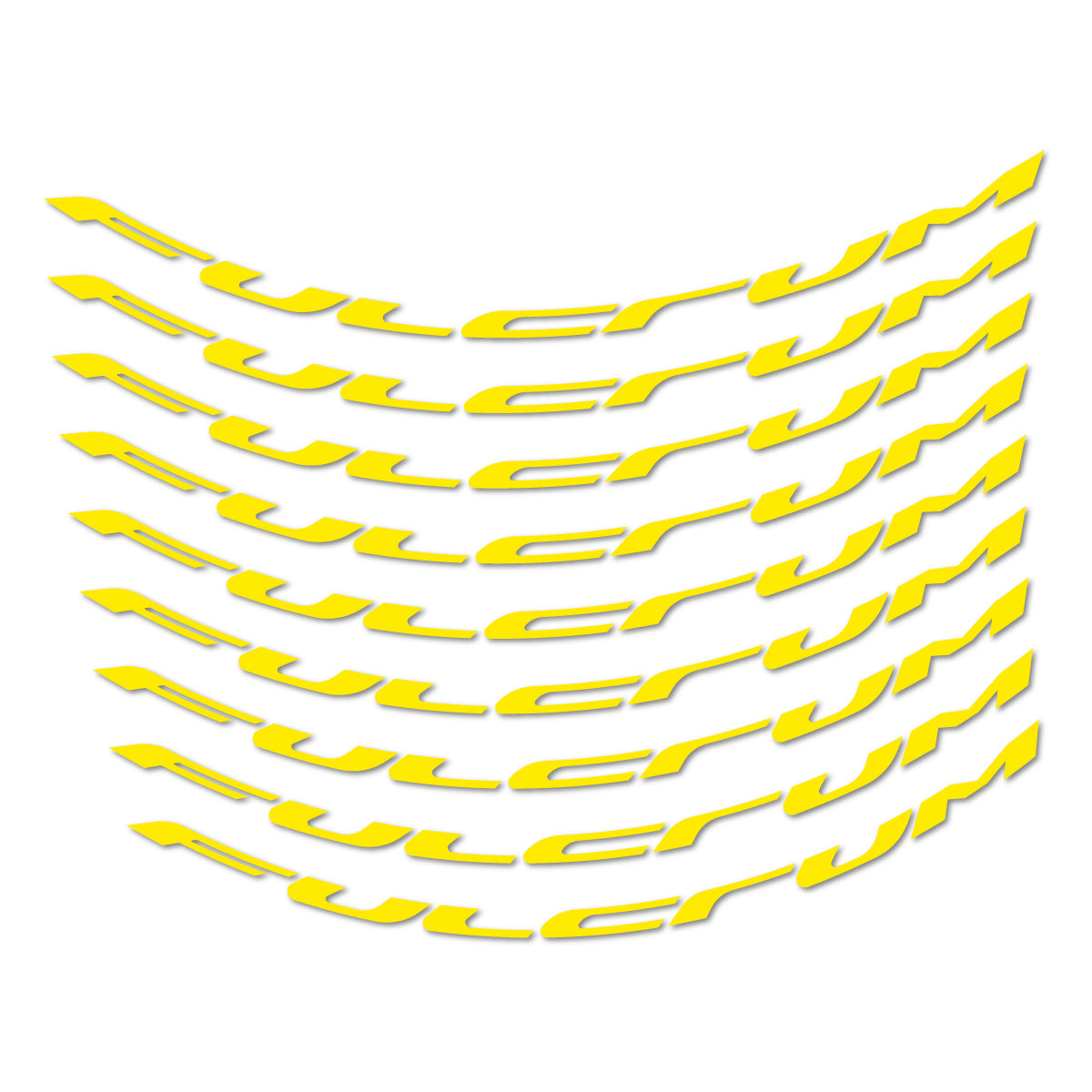 Stickers for Fulcrum Generic, Mountain Wheel 29" vinyl decals - Yellow