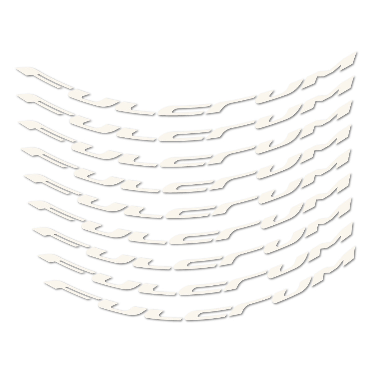 Stickers for Fulcrum Generic, Mountain Wheel 29" vinyl decals - Bone White
