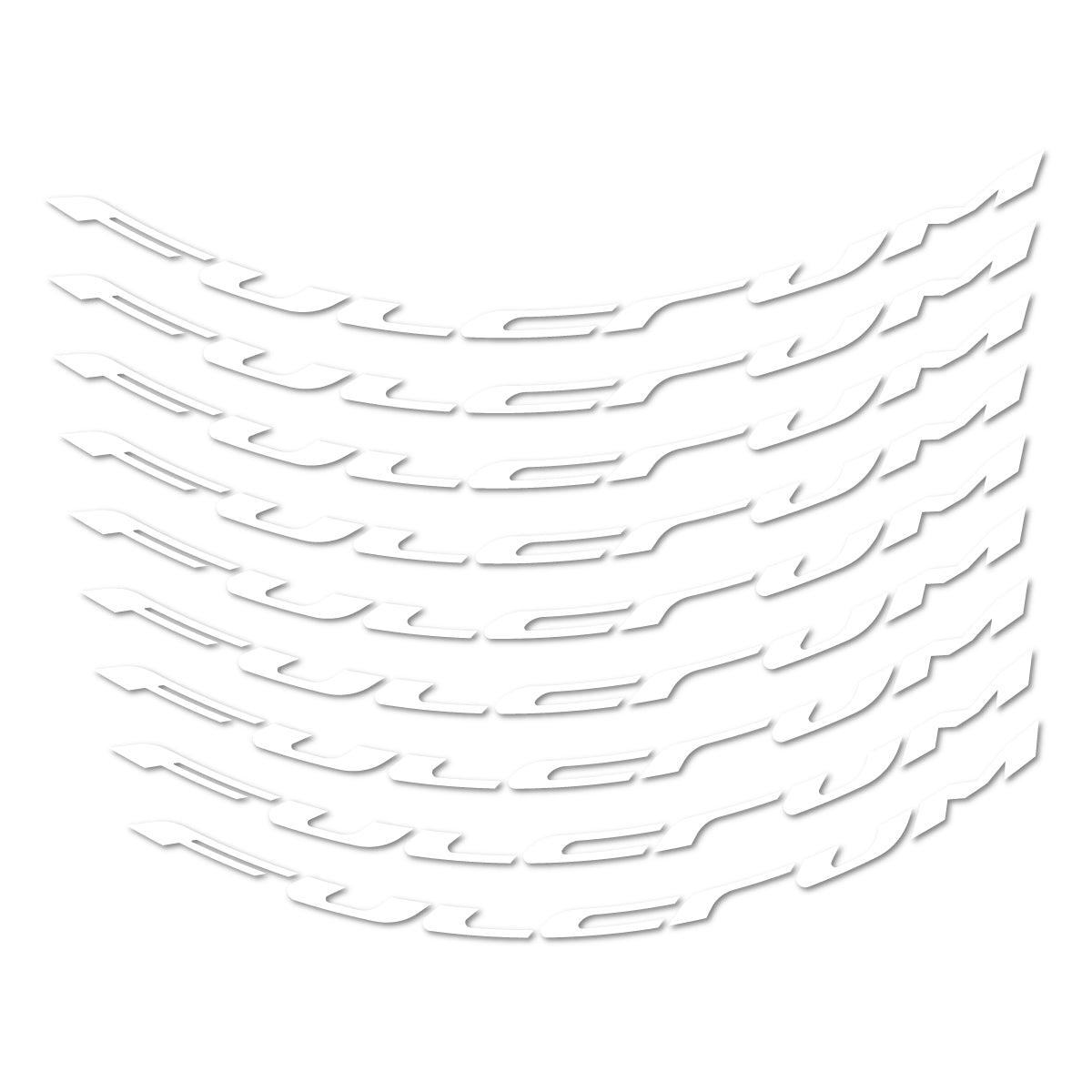 Stickers for Fulcrum Generic, Mountain Wheel 29" vinyl decals - White