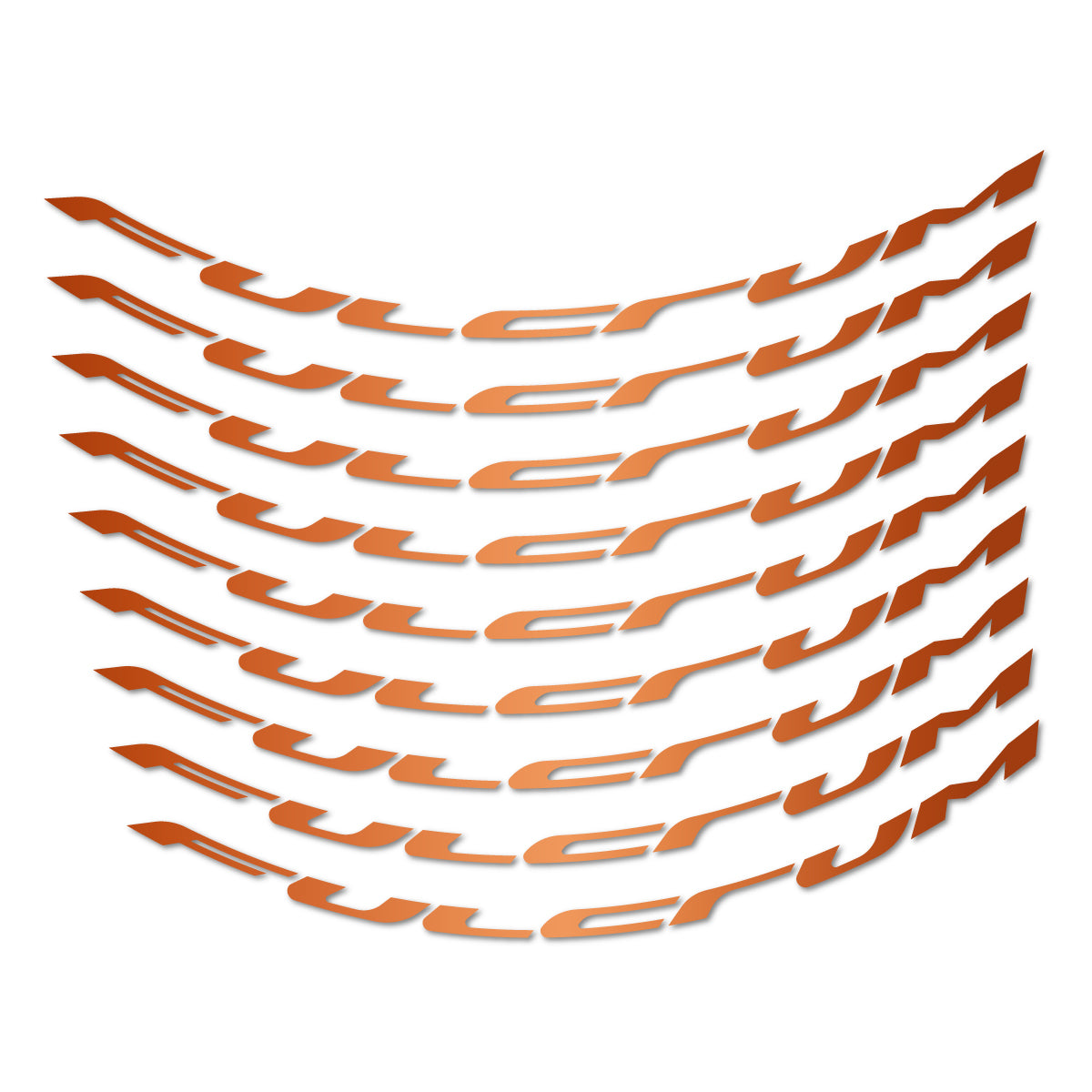 Stickers for Fulcrum Generic, Mountain Wheel 29" vinyl decals - Bronze
