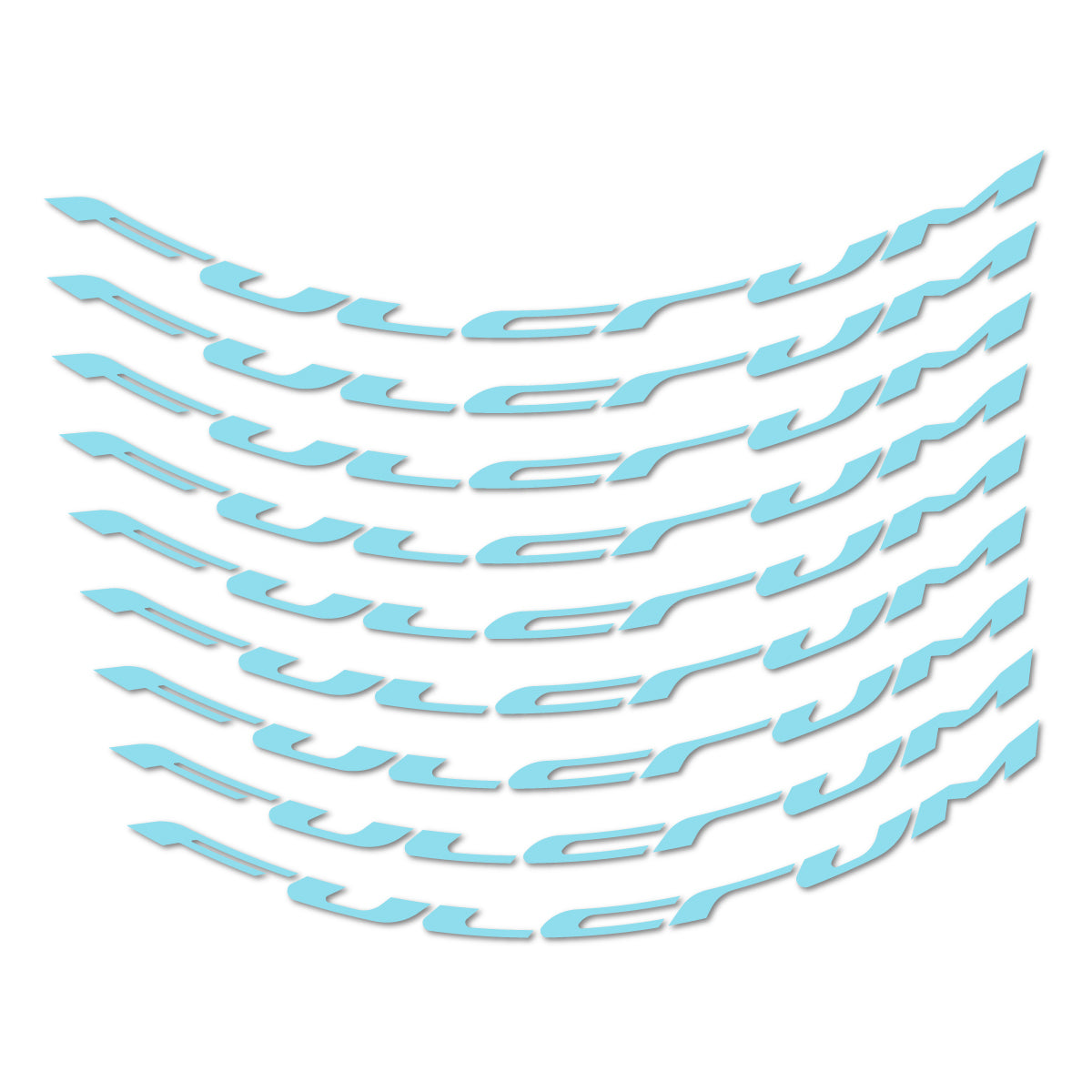 Stickers for Fulcrum Generic, Mountain Wheel 29" vinyl decals - Sky Blue