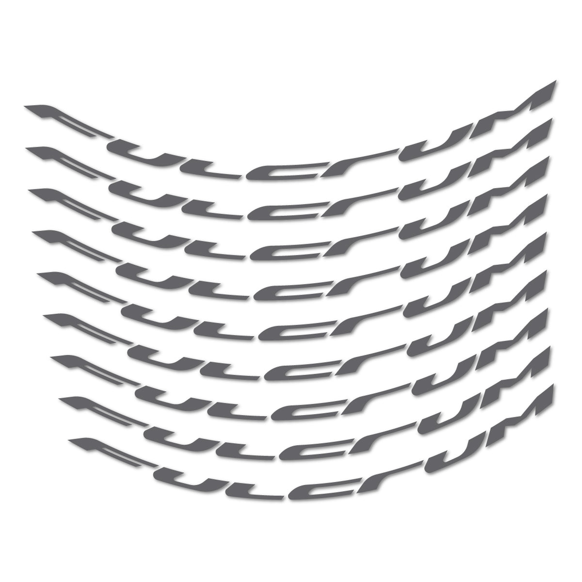 Stickers for Fulcrum Generic, Mountain Wheel 29" vinyl decals - Medium Grey