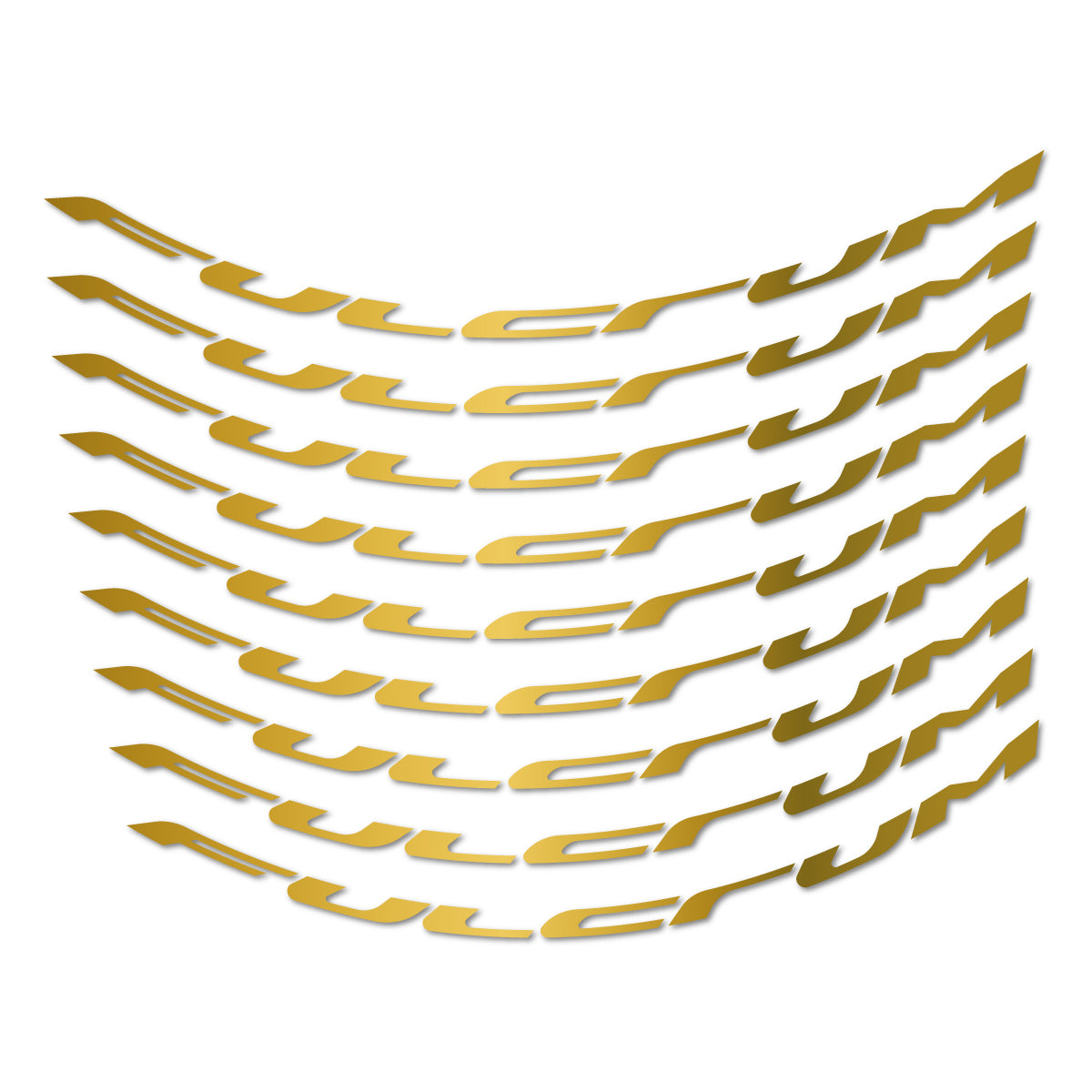 Stickers for Fulcrum Generic, Mountain Wheel 29" vinyl decals - Gold
