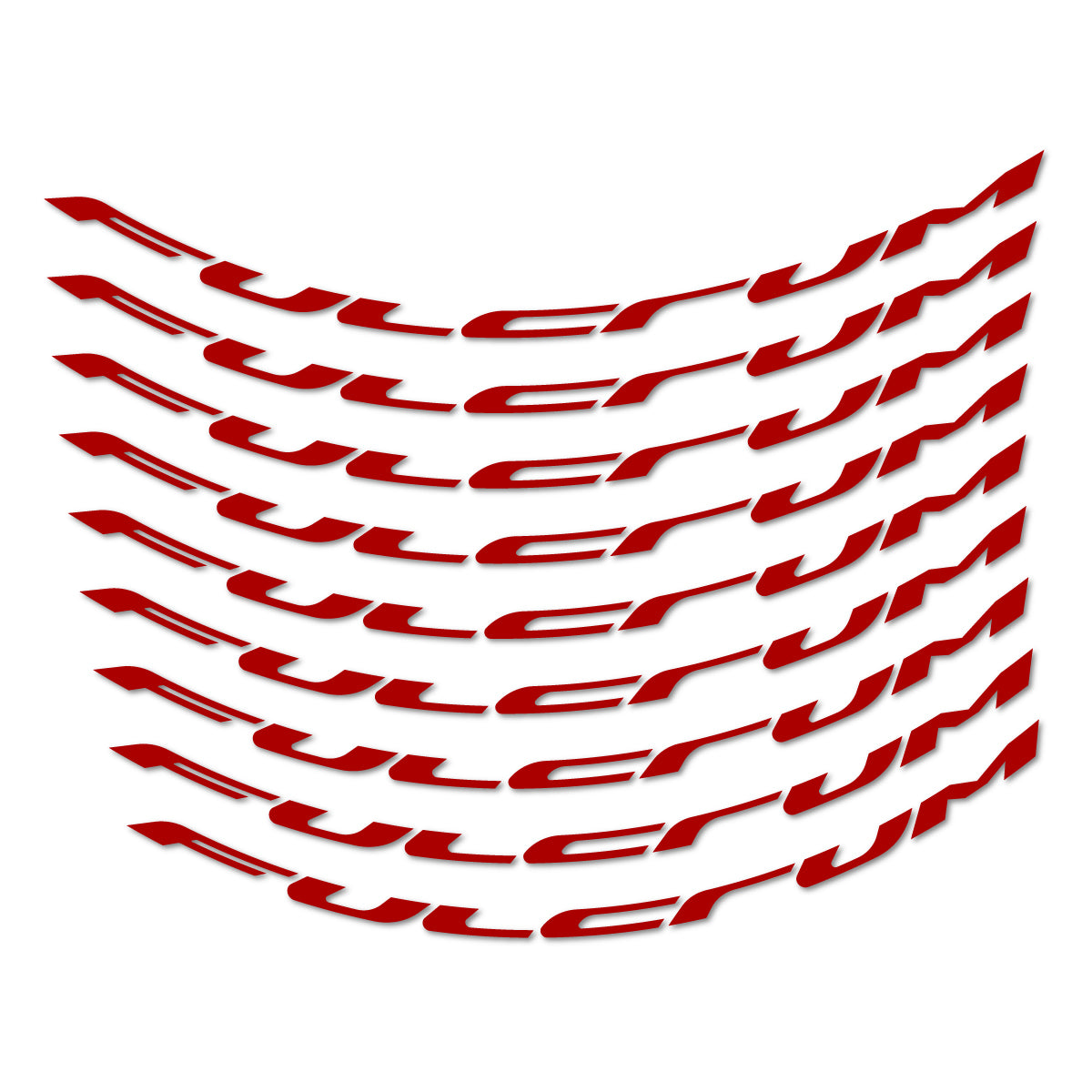 Stickers for Fulcrum Generic, Mountain Wheel 29" vinyl decals - Dark Red