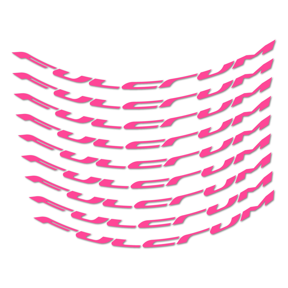 Stickers for Fulcrum Generic, Mountain Wheel 29" vinyl decals - Bubblegum Pink