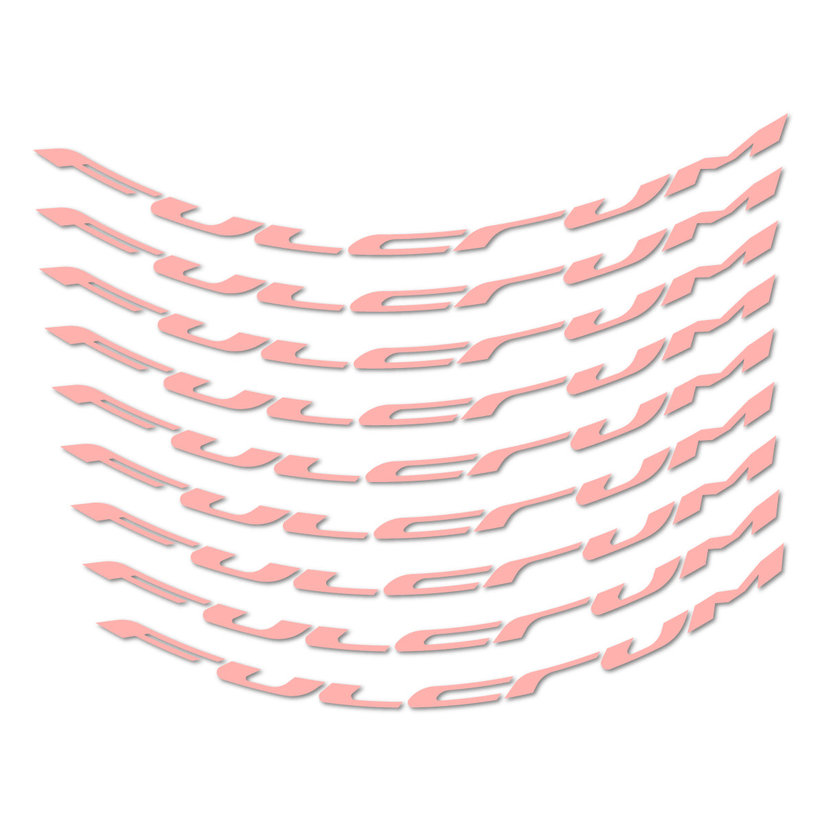 Stickers for Fulcrum Generic, Mountain Wheel 29" vinyl decals - Salmon Pink