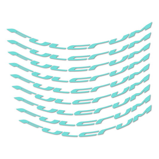 Stickers for Fulcrum Generic, Mountain Wheel 29" vinyl decals - Blue Green