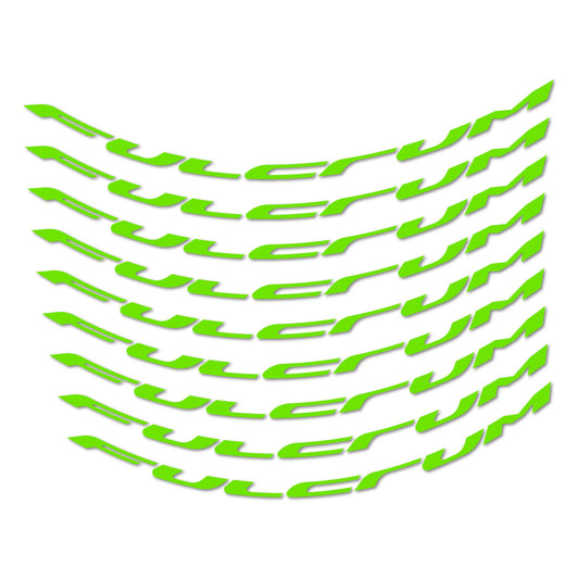 Stickers for Fulcrum Generic, Mountain Wheel 29" vinyl decals - Apple Green