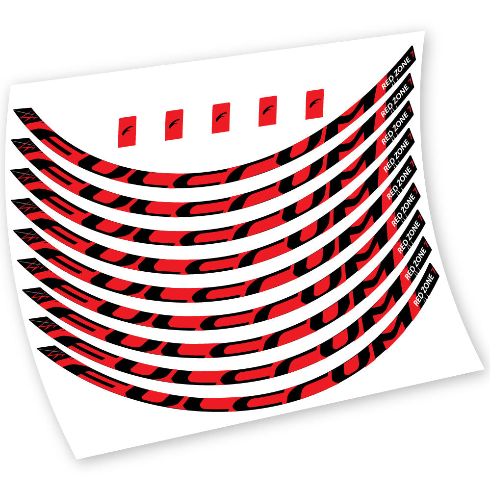 Aufkleber, Fulcrum Red Zone 7, MTB-Rad, Fahrradaufkleber Vinyl