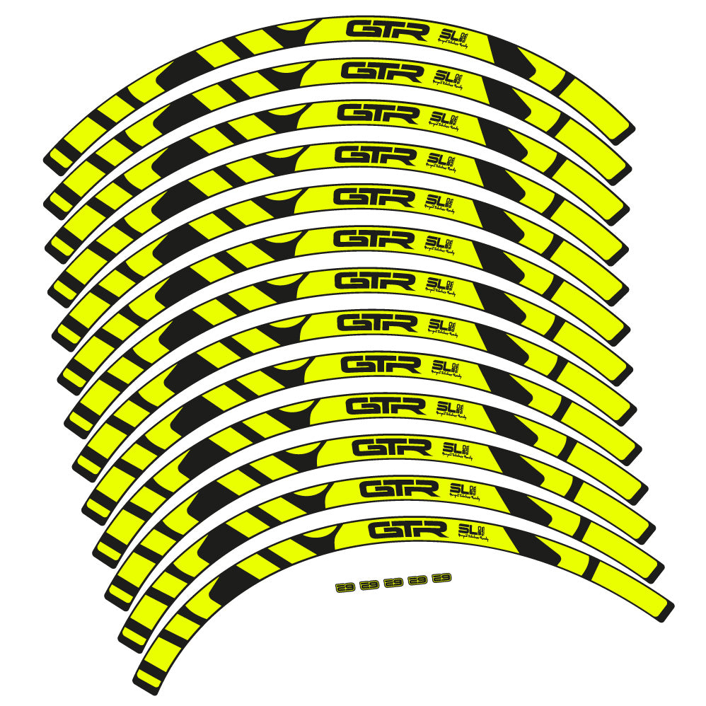 Aufkleber Gurpil GTR Tubeless Ready SL20 Boost 29, MTB-Rad 29, Fahrradaufkleber Vinyl