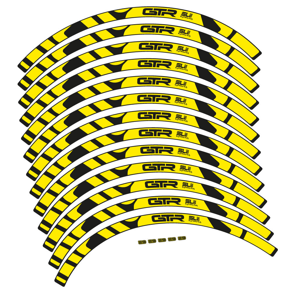 Aufkleber Gurpil GTR Tubeless Ready SL20 Boost 29, MTB-Rad 29, Fahrradaufkleber Vinyl