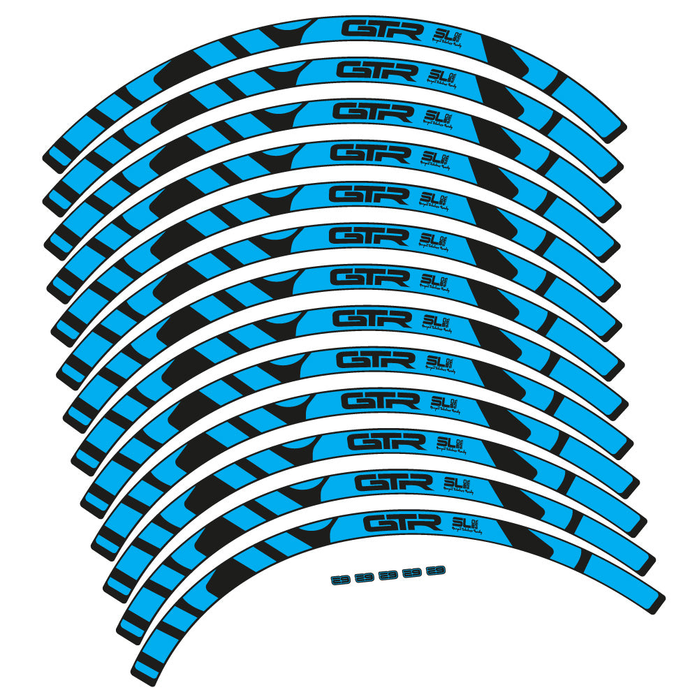 Aufkleber Gurpil GTR Tubeless Ready SL20 Boost 29, MTB-Rad 29, Fahrradaufkleber Vinyl