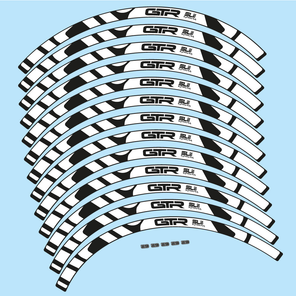 Aufkleber Gurpil GTR Tubeless Ready SL20 Boost 29, MTB-Rad 29, Fahrradaufkleber Vinyl