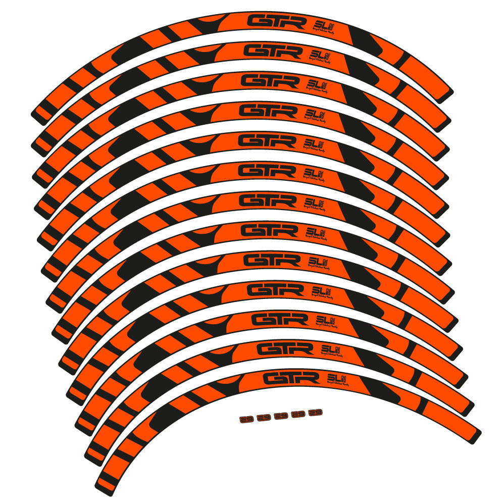 Aufkleber Gurpil GTR Tubeless Ready SL20 Boost 29, MTB-Rad 29, Fahrradaufkleber Vinyl