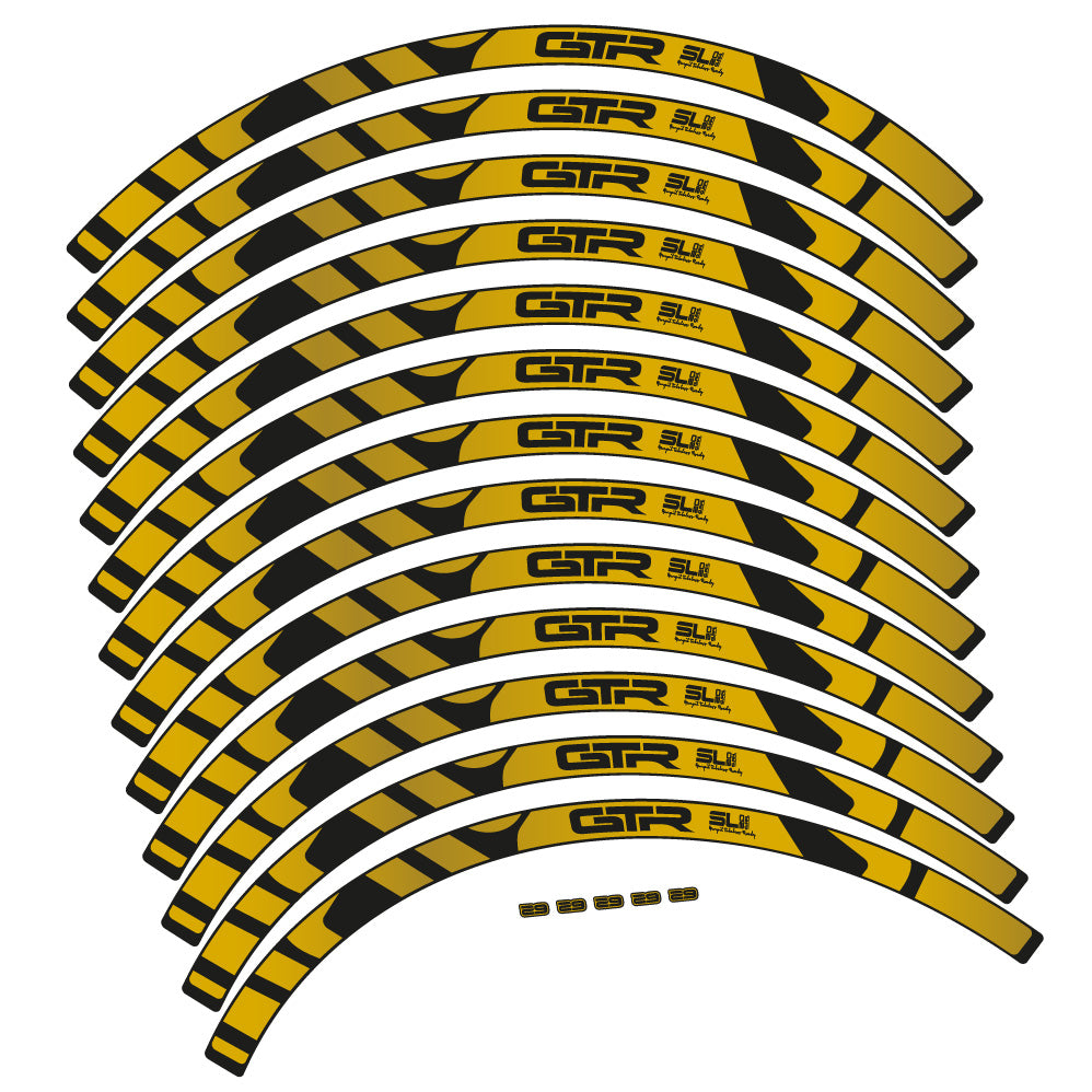 Aufkleber Gurpil GTR Tubeless Ready SL20 Boost 29, MTB-Rad 29, Fahrradaufkleber Vinyl
