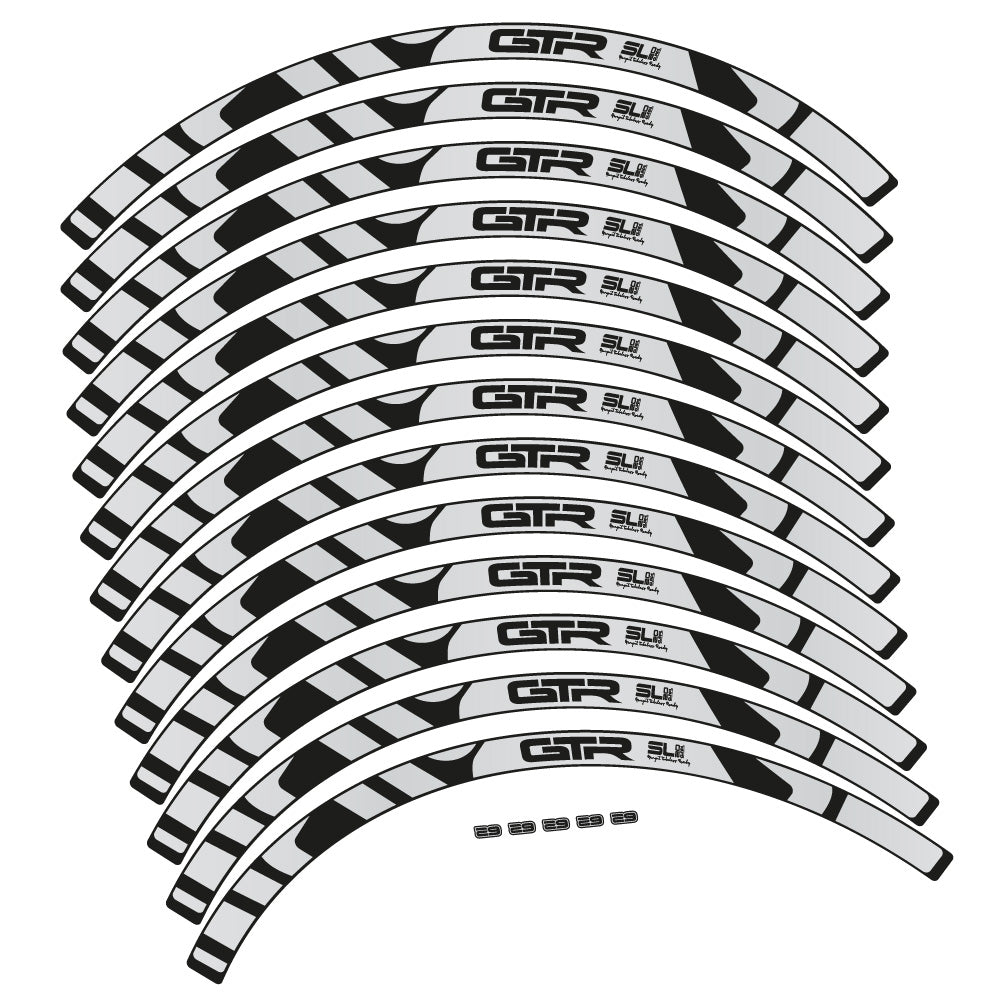 Aufkleber Gurpil GTR Tubeless Ready SL20 Boost 29, MTB-Rad 29, Fahrradaufkleber Vinyl