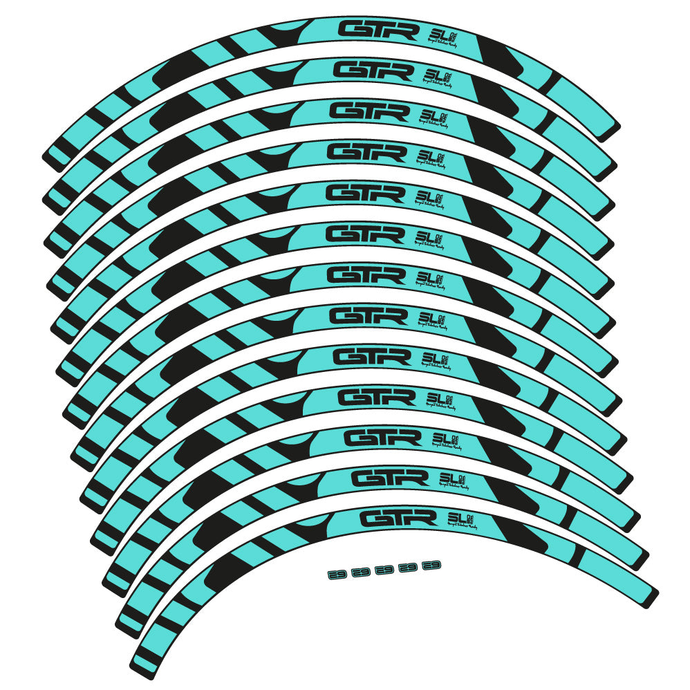 Aufkleber Gurpil GTR Tubeless Ready SL20 Boost 29, MTB-Rad 29, Fahrradaufkleber Vinyl