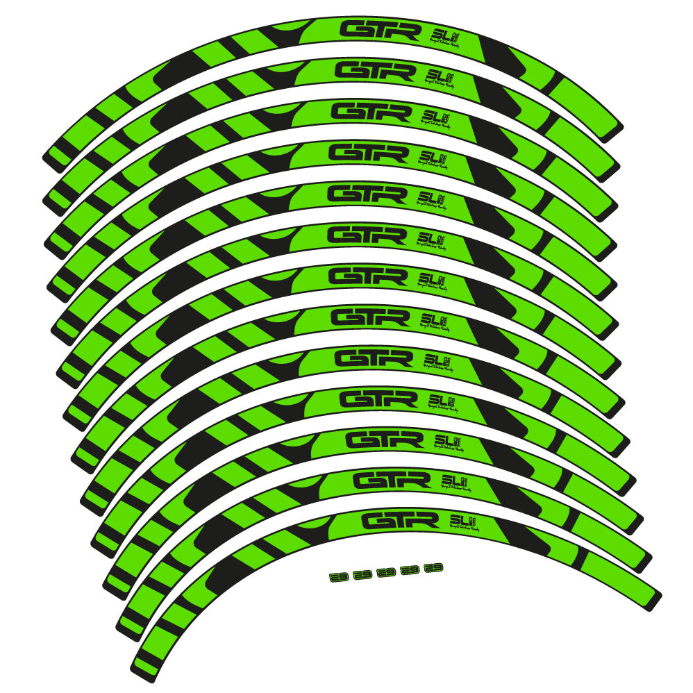 Aufkleber Gurpil GTR Tubeless Ready SL20 Boost 29, MTB-Rad 29, Fahrradaufkleber Vinyl