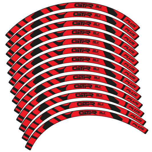 Red decal for Gurpil GTR Tubeless Ready SL35 Boost 29 MTB wheel 29" – bike sticker vinyl