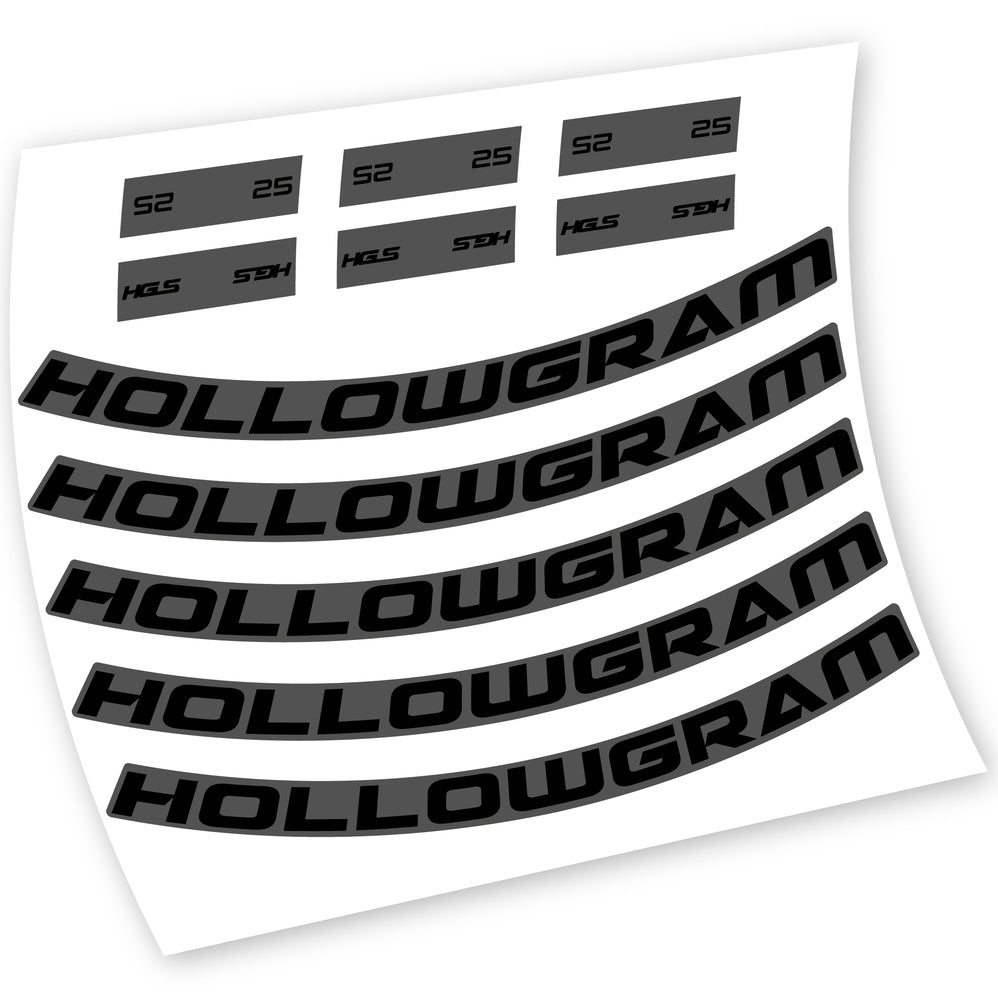 Decals, Hollowgram 25, MTB Wheel, Bike sticker vinyl