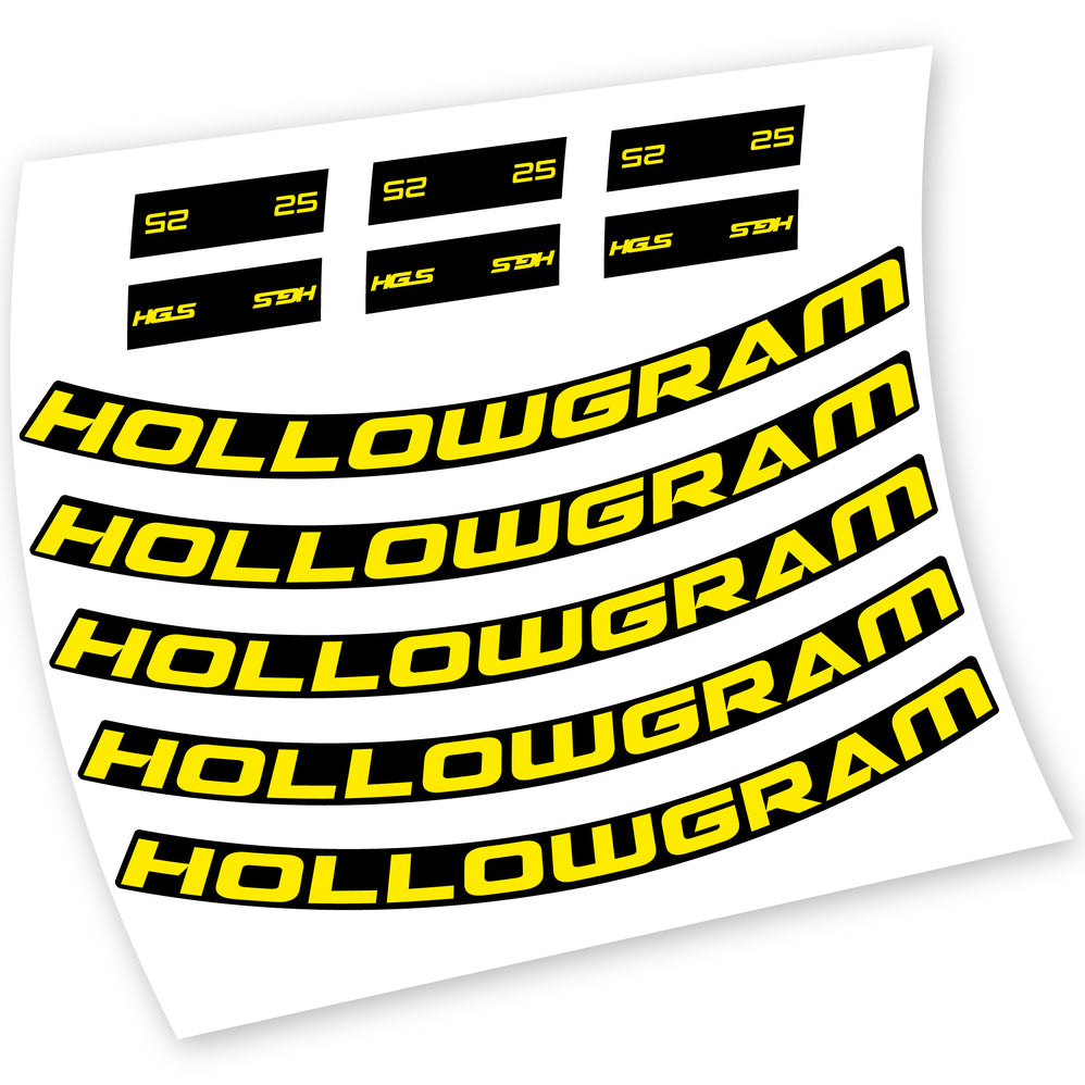 Decals, Hollowgram 25, MTB Wheel, Bike sticker vinyl