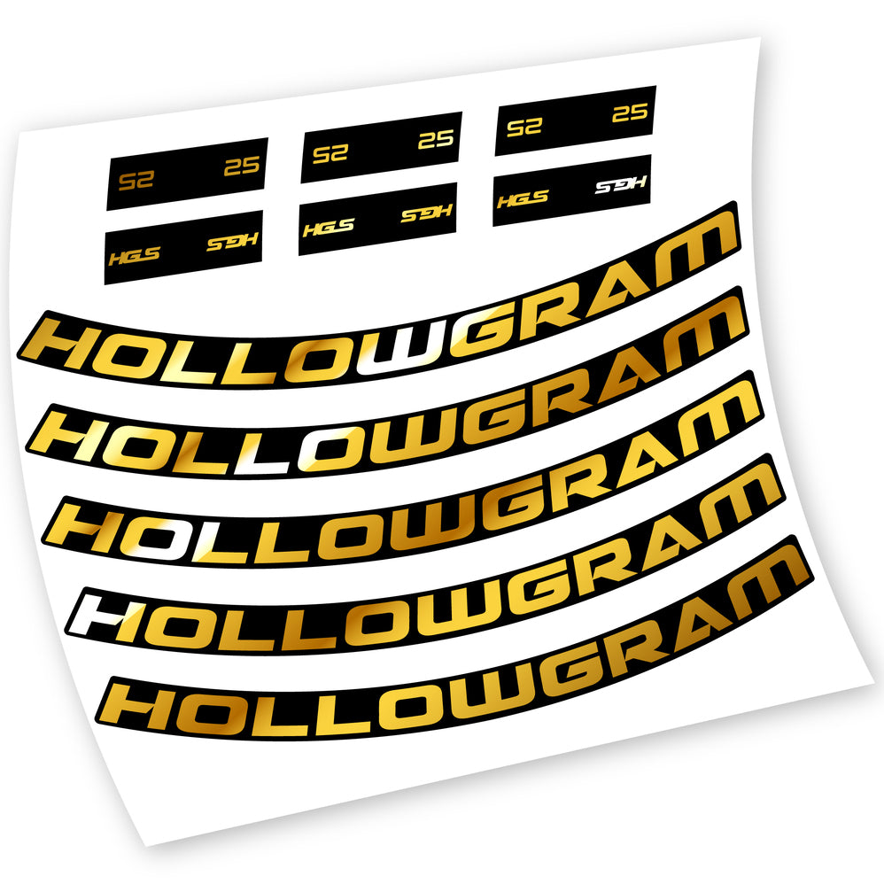 Decals, Hollowgram 25, MTB Wheel, Bike sticker vinyl