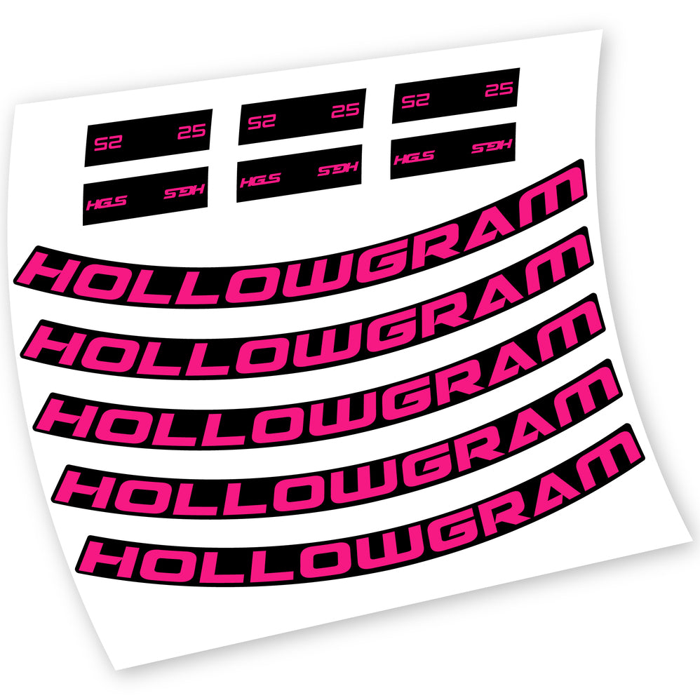 Decals, Hollowgram 25, MTB Wheel, Bike sticker vinyl