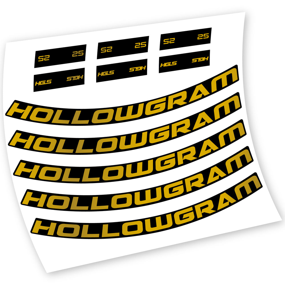 Decals, Hollowgram 25, MTB Wheel, Bike sticker vinyl