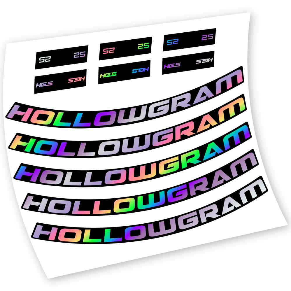 Decals, Hollowgram 25, MTB Wheel, Bike sticker vinyl