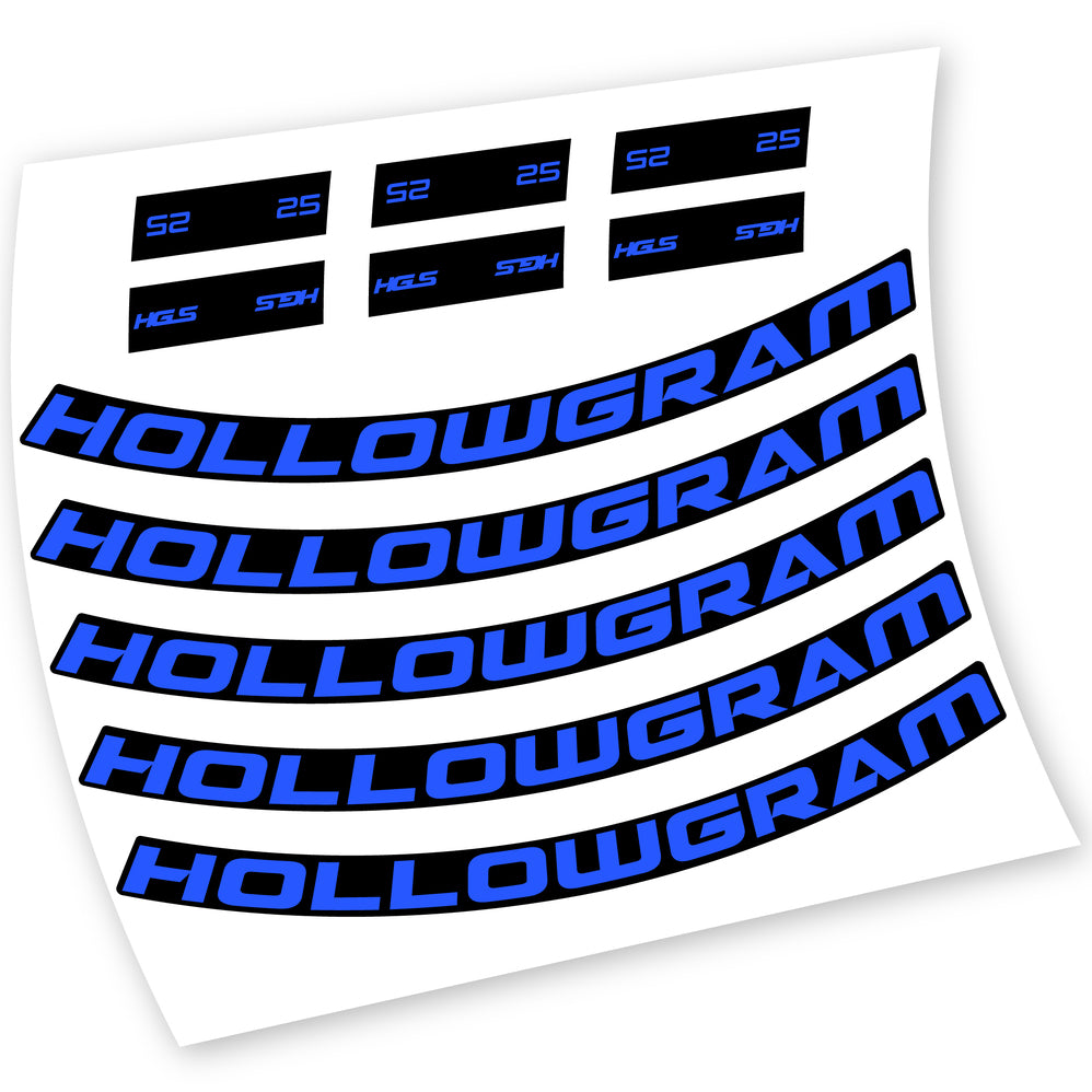 Decals, Hollowgram 25, MTB Wheel, Bike sticker vinyl