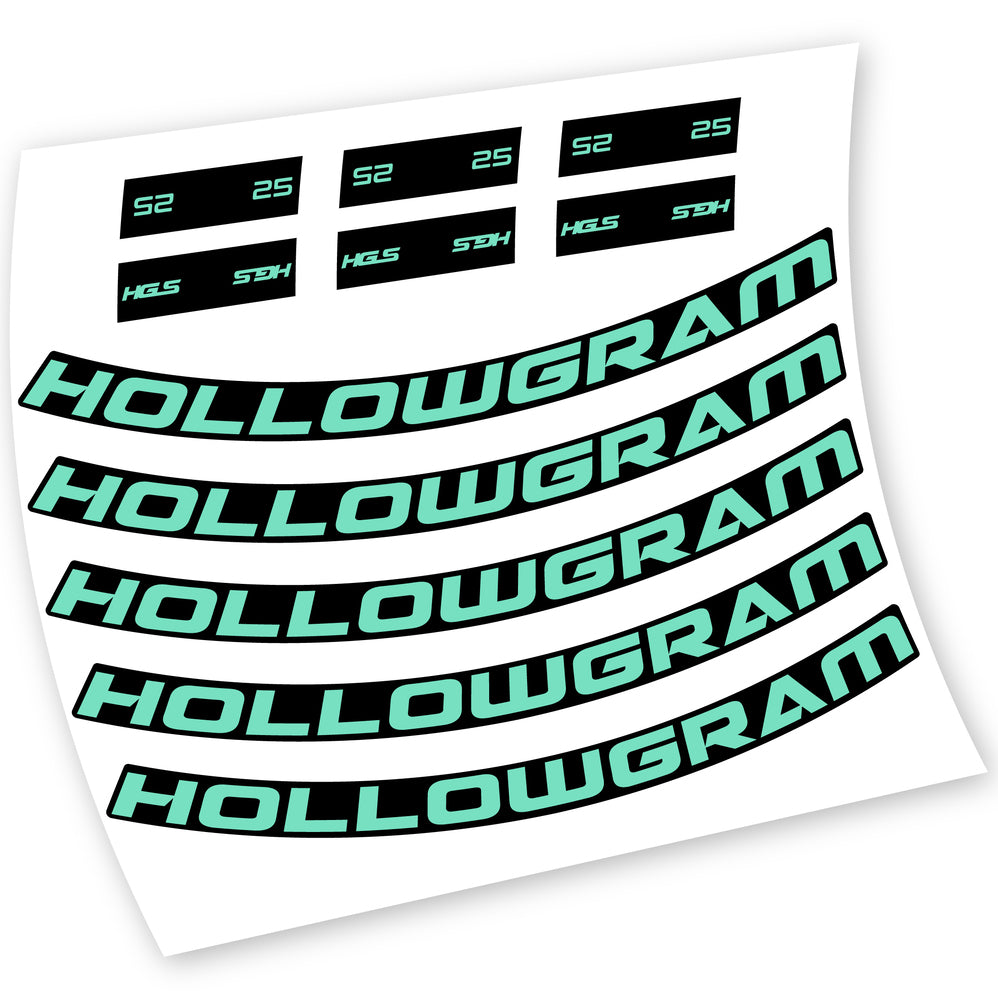 Decals, Hollowgram 25, MTB Wheel, Bike sticker vinyl