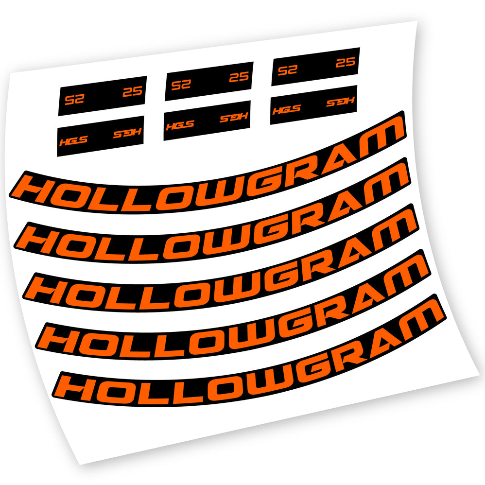 Decals, Hollowgram 25, MTB Wheel, Bike sticker vinyl