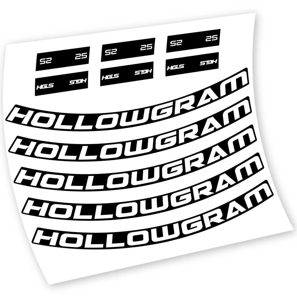 Decals, Hollowgram 25, MTB Wheel, Bike sticker vinyl