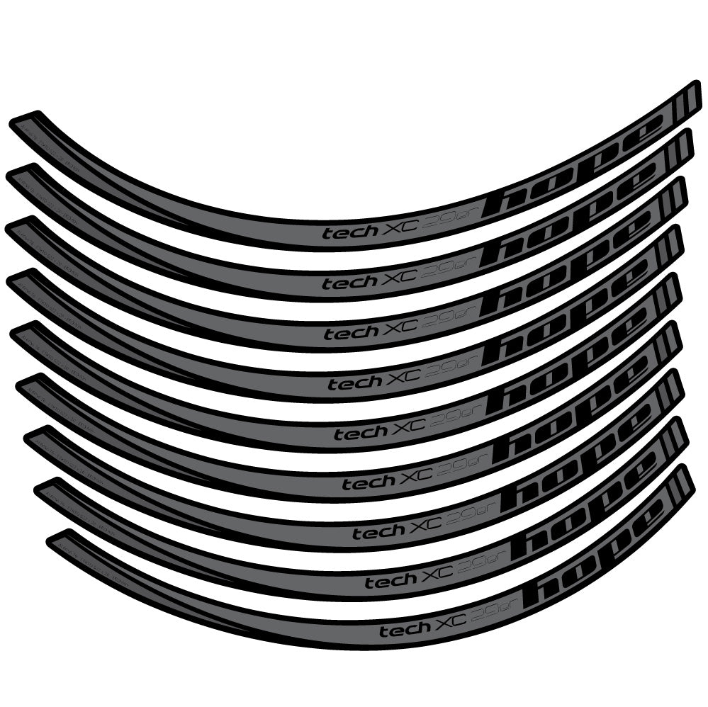 Aufkleber Hope Tech XC, MTB-Rad 29, Fahrradaufkleber Vinyl