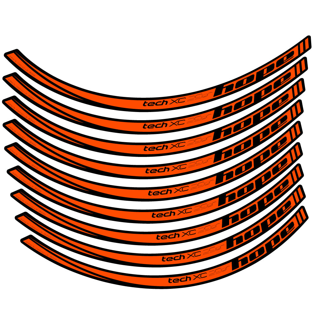 Aufkleber Hope Tech XC, MTB-Rad 29, Fahrradaufkleber Vinyl