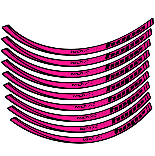 Neon Pink decal for Hope Tech XC MTB wheel 29" – bike sticker vinyl