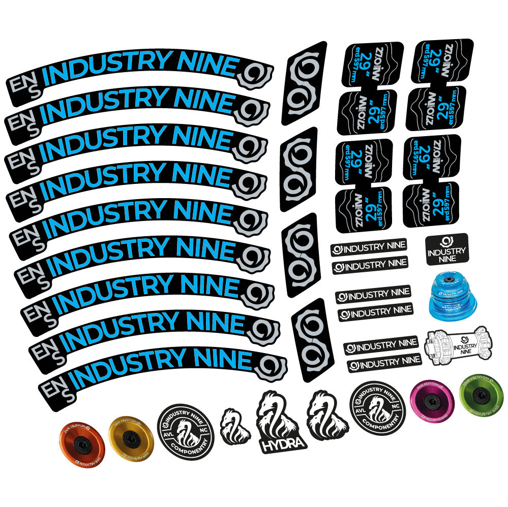 Aufkleber Industry Nine Enduro S, MTB-Rad 29, Fahrradaufkleber Vinyl