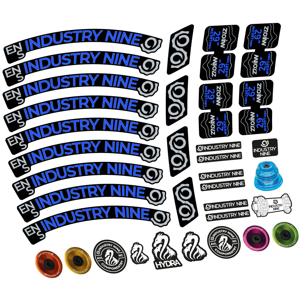 Aufkleber Industry Nine Enduro S, MTB-Rad 29, Fahrradaufkleber Vinyl