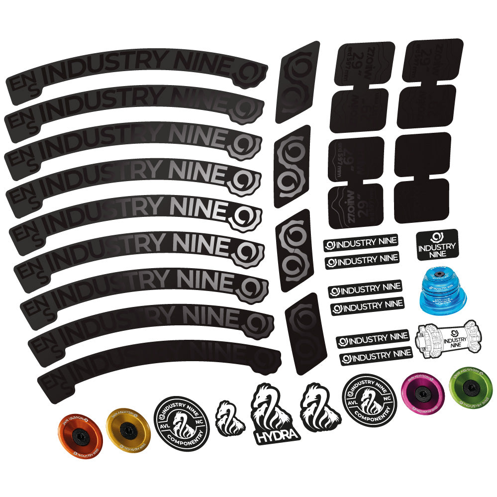 Aufkleber Industry Nine Enduro S, MTB-Rad 29, Fahrradaufkleber Vinyl