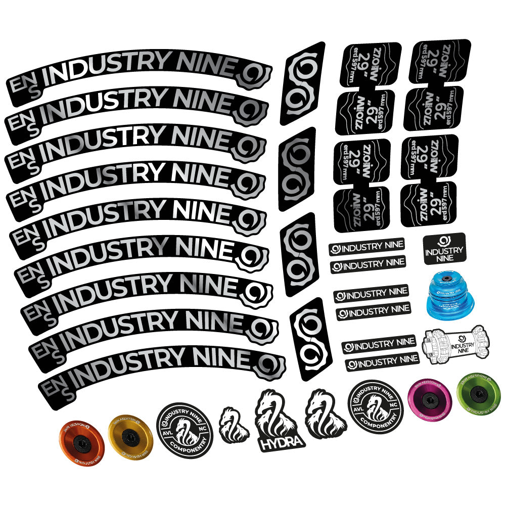 Aufkleber Industry Nine Enduro S, MTB-Rad 29, Fahrradaufkleber Vinyl