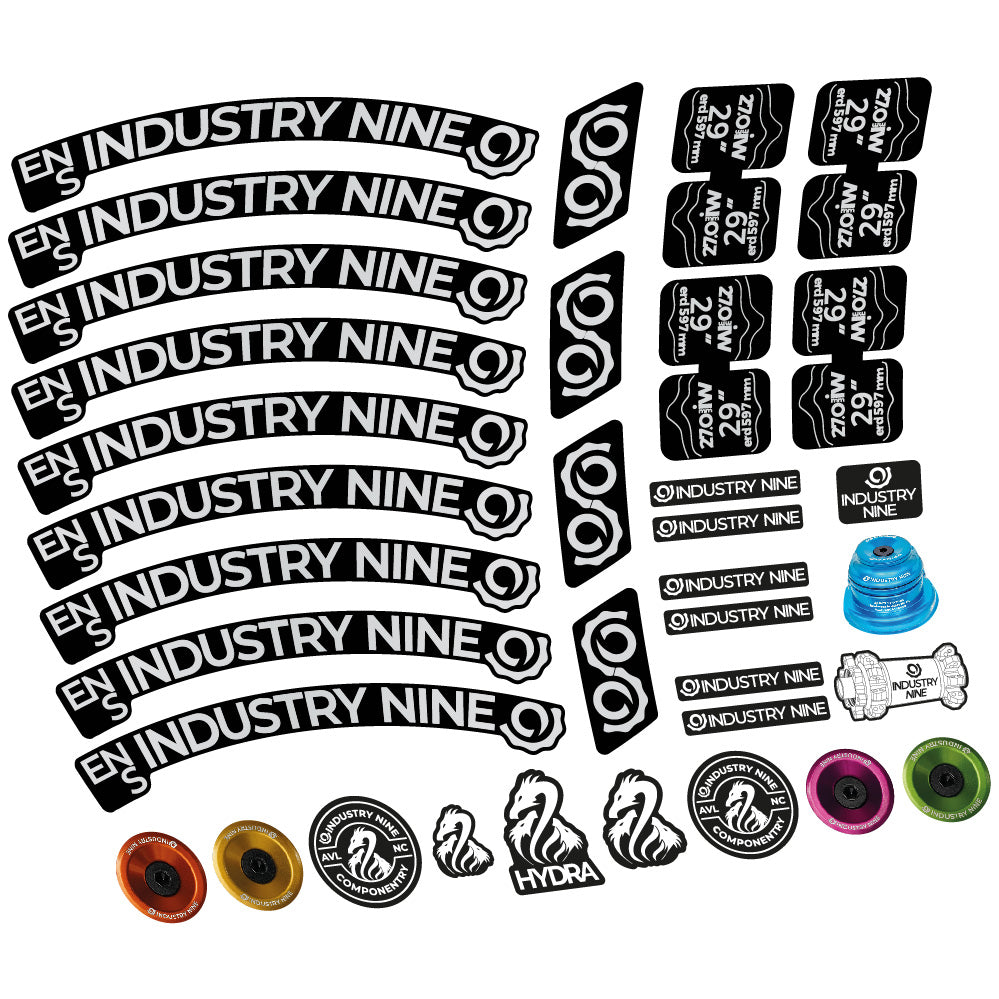 Aufkleber Industry Nine Enduro S, MTB-Rad 29, Fahrradaufkleber Vinyl